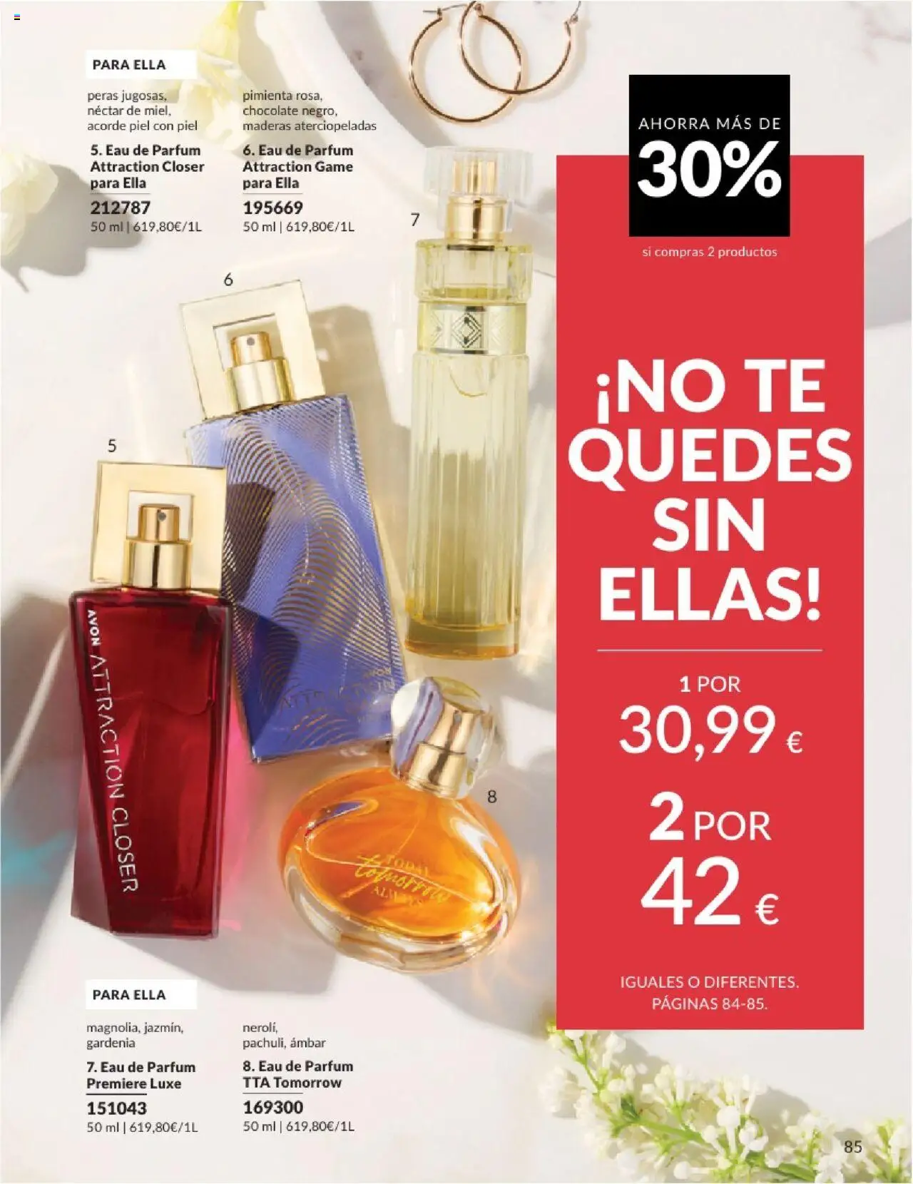 Catálogo AVON campaña 6 │ válido desde el 01.06.2025 | Página: 85 | Productos: Perfume, Té, Eau de parfum, Néctar