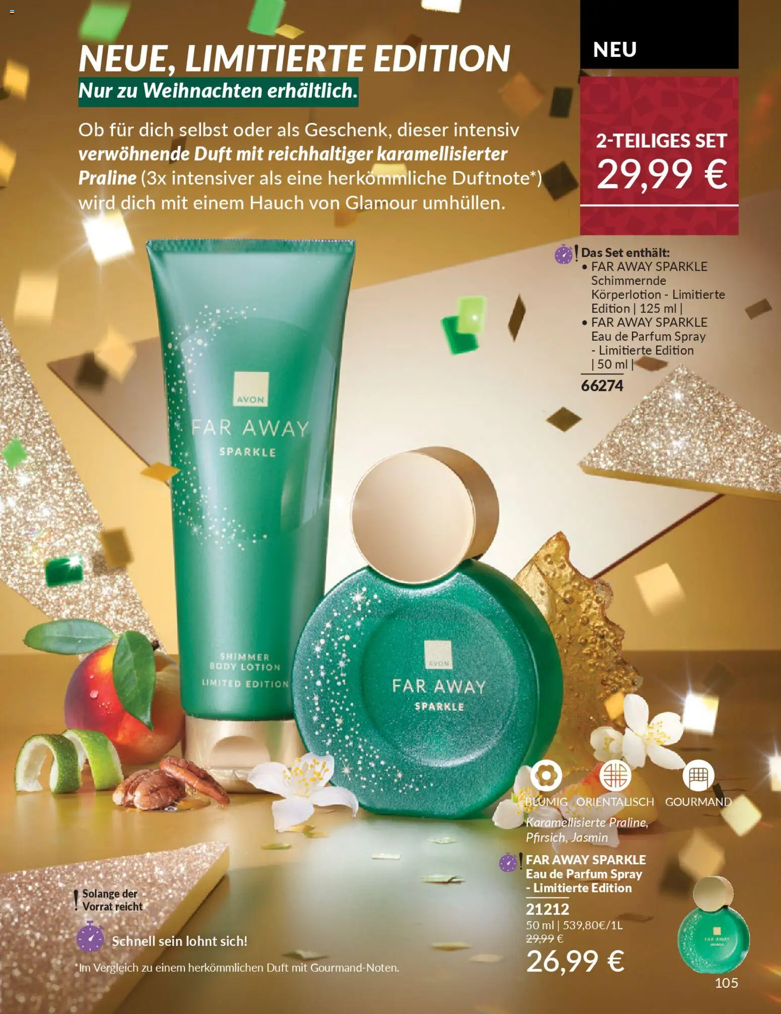 AVON Katalog Dezember 2025 – gültig ab 01.12.2025 | Seite: 107 | Produkte: Parfüm, Duft, Körperlotion, Eau de Parfum