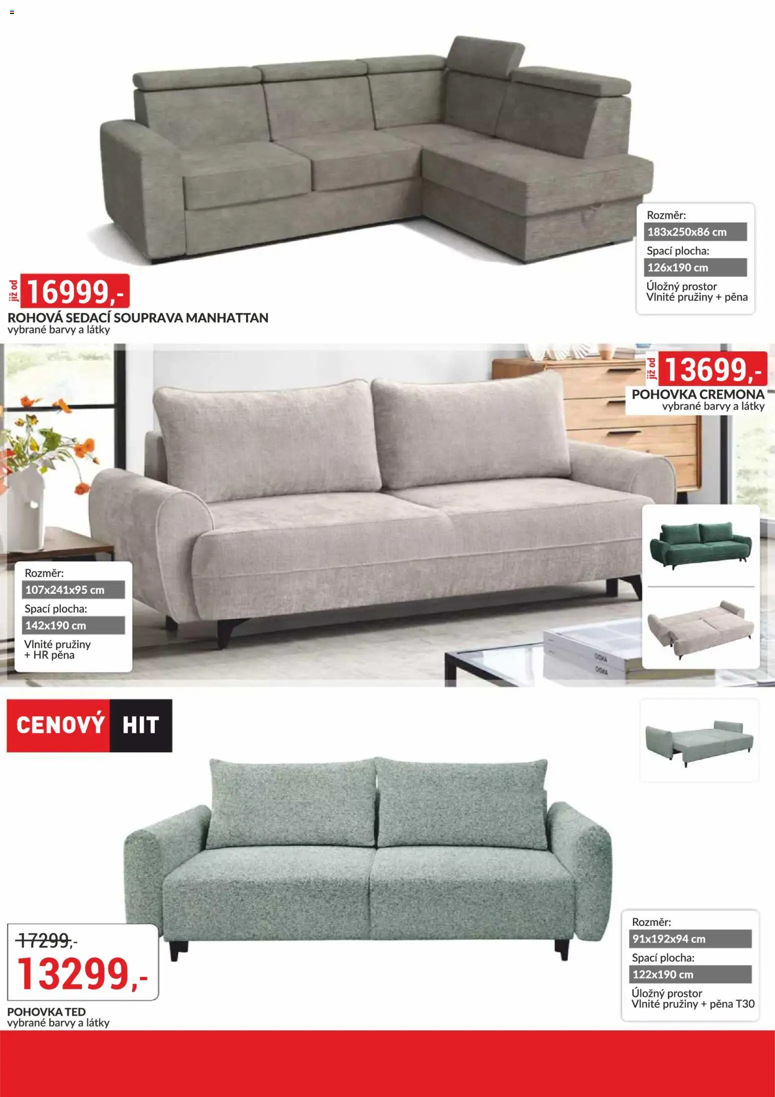 BAUMAX leták - Bydlení na míru podle vašeho stylu od 01.02.2026 | Strana: 37 | Produkty: Sedací souprava, Manhattan, Pohovka, Barvy