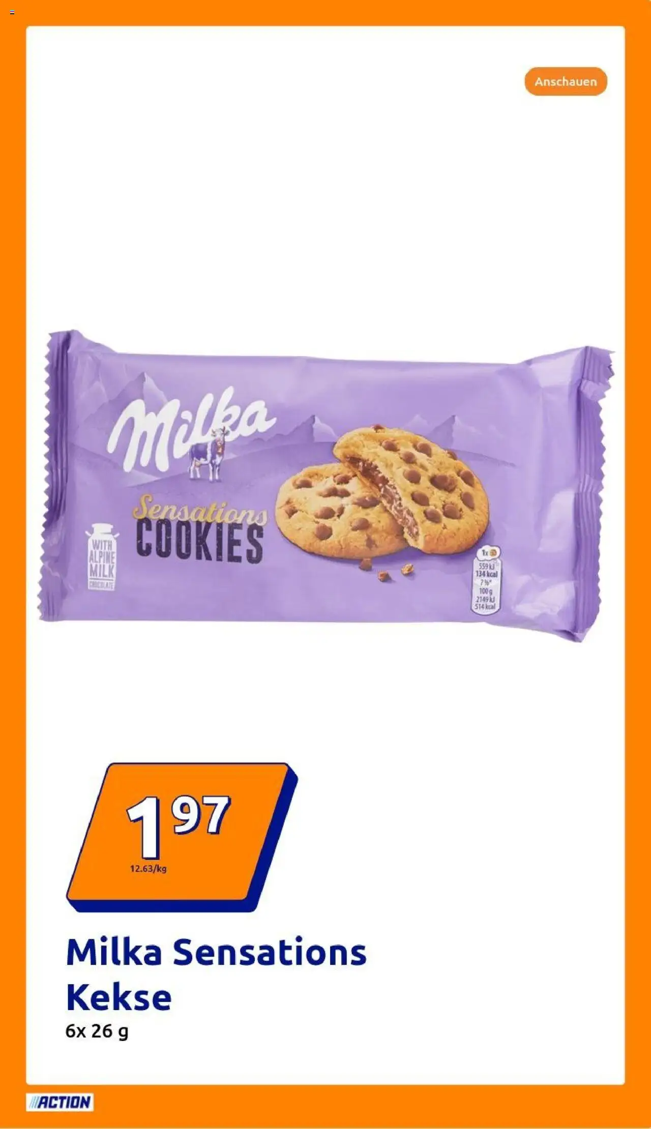 Action Prospekt - gültig ab dem 06.08.2025 | Seite: 3 | Produkte: Milka, Kekse