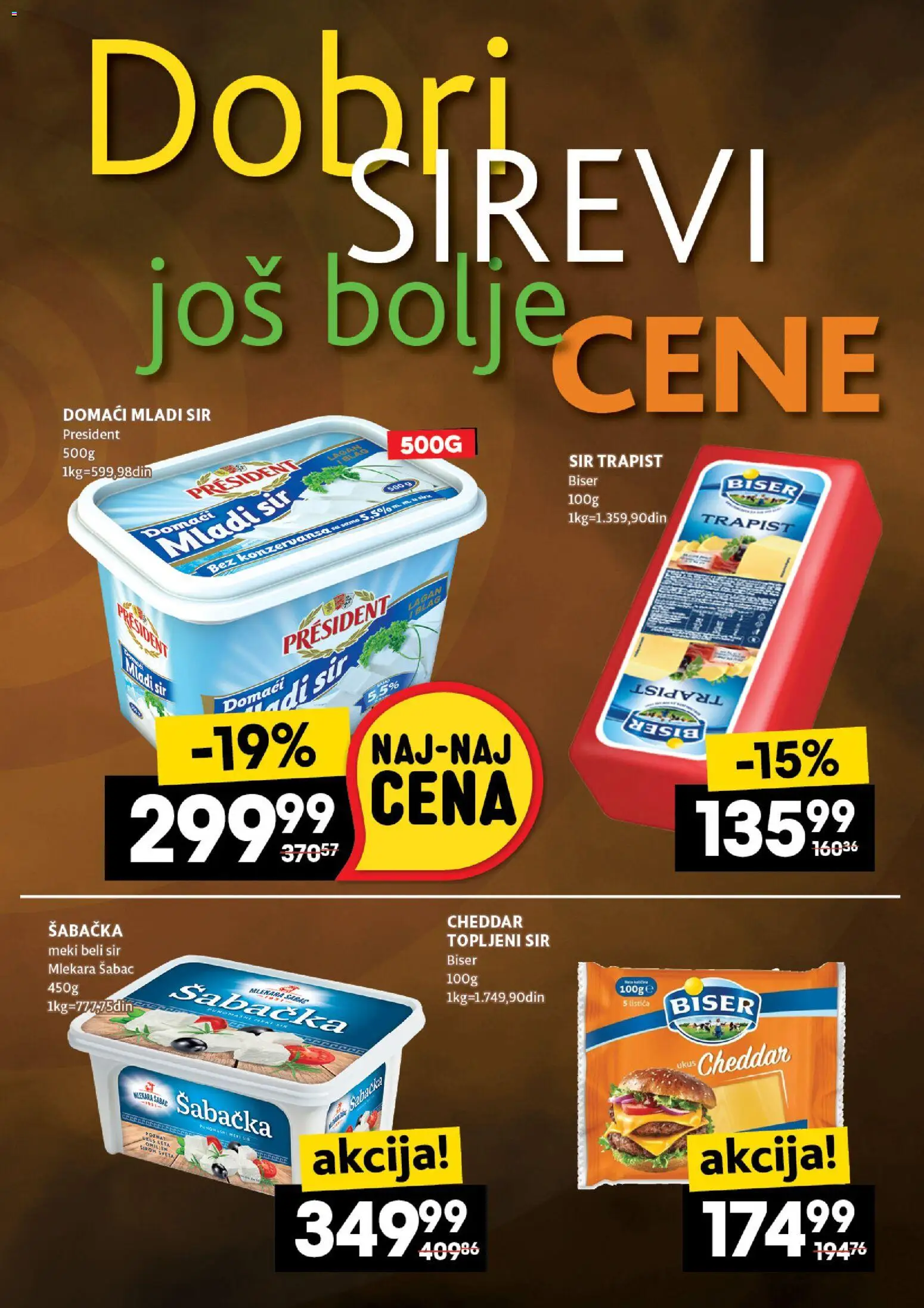 Roda katalog - važi od 06.11.2025 | Strana: 9 | Proizvode: Mladi sir, Sir, Topljeni sir