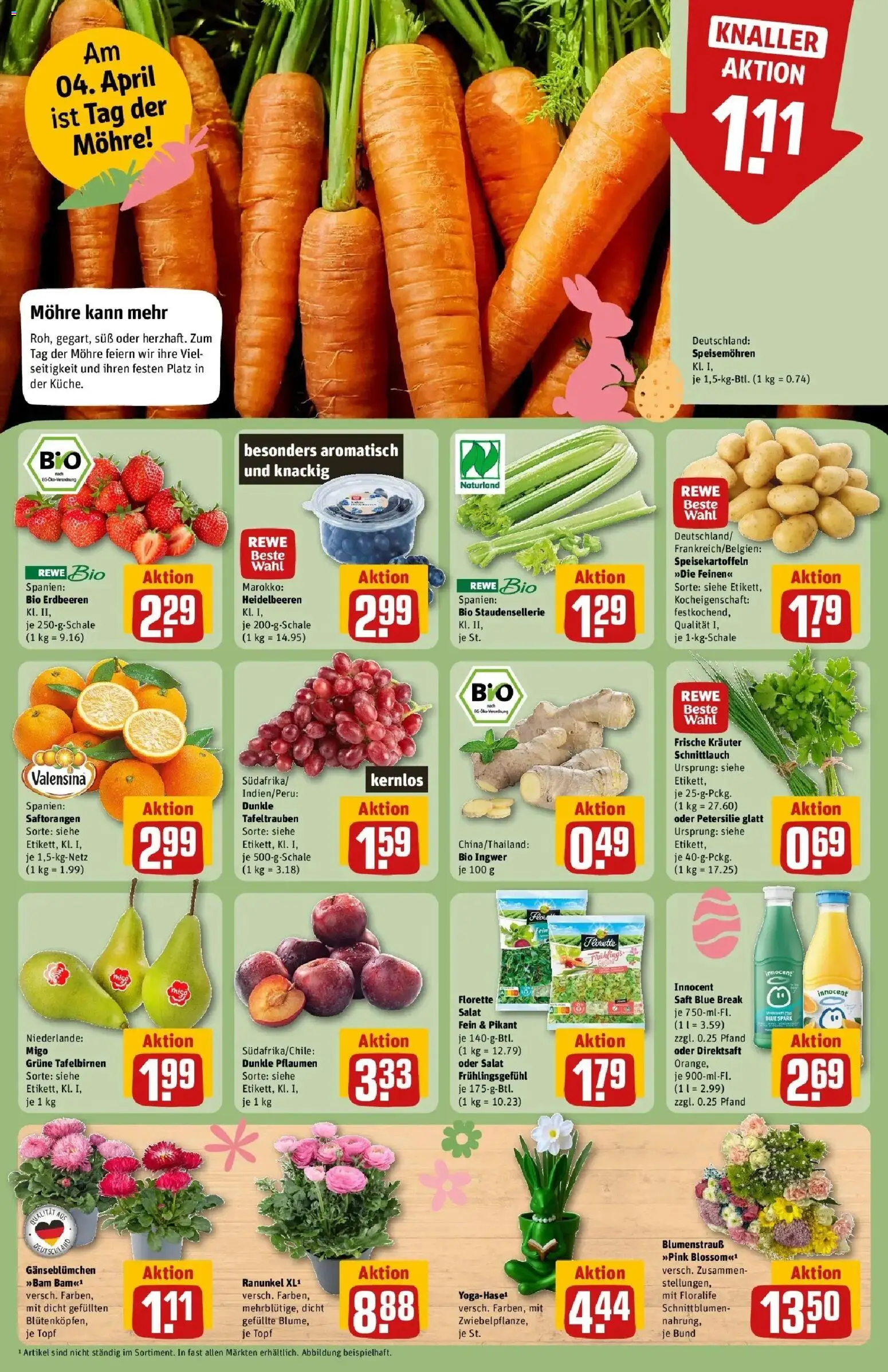 Rewe Prospekt Heikendorf	 – gültig ab 30.03.2026 | Seite: 14 | Produkte: Pflaumen, Heidelbeeren, Petersilie, Salat