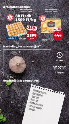 TÁLCÁS TOJÁS, 30 db, 53 g/db - amely érvényes a következő dátumtól: 30.10.2025 | Oldal: 9