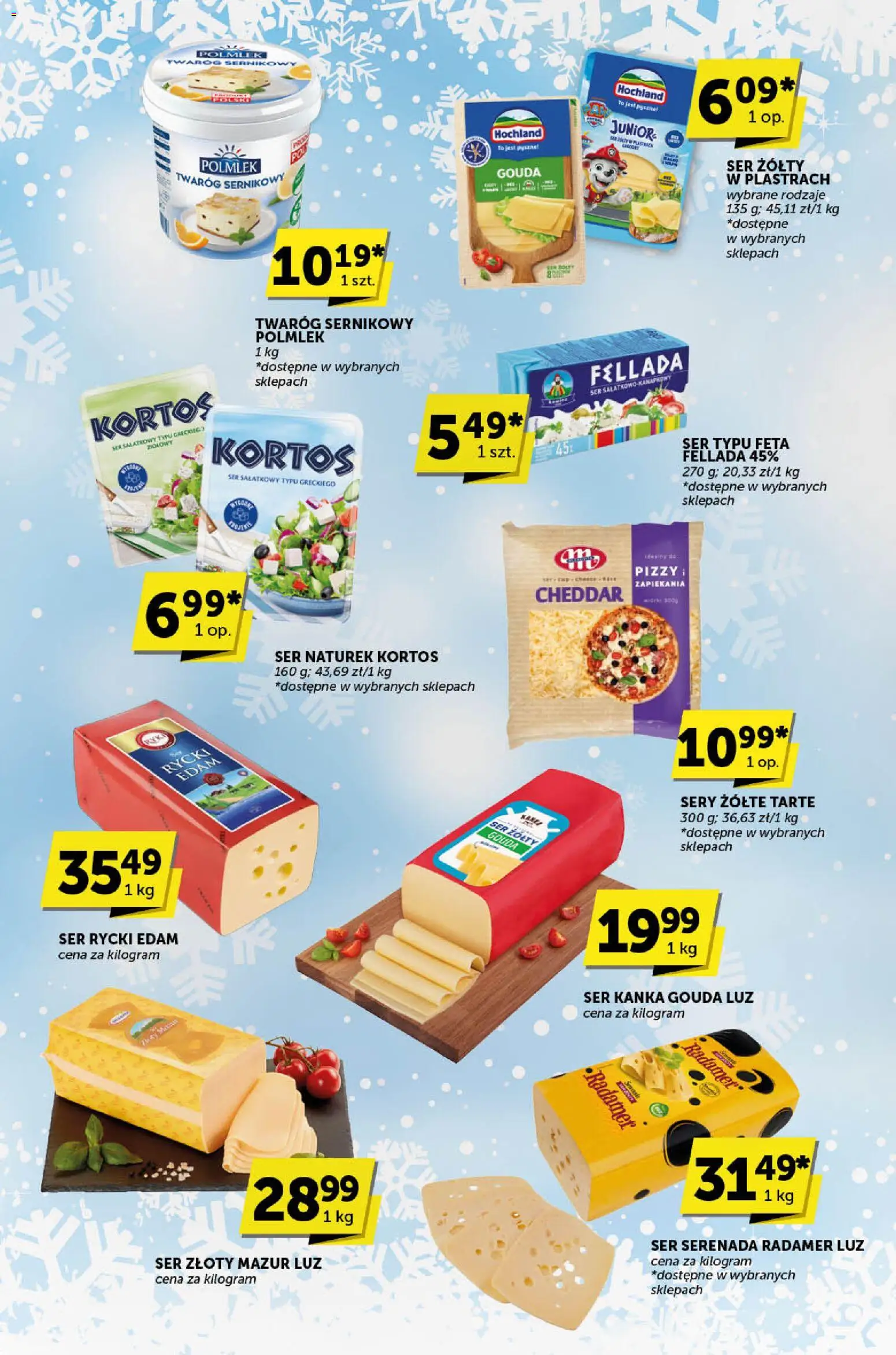 ABC Gazetka - Katalog od 11.12.2025 | Strona: 4 | Produkty: Ser żółty, Sery, Twaróg, Cheddar
