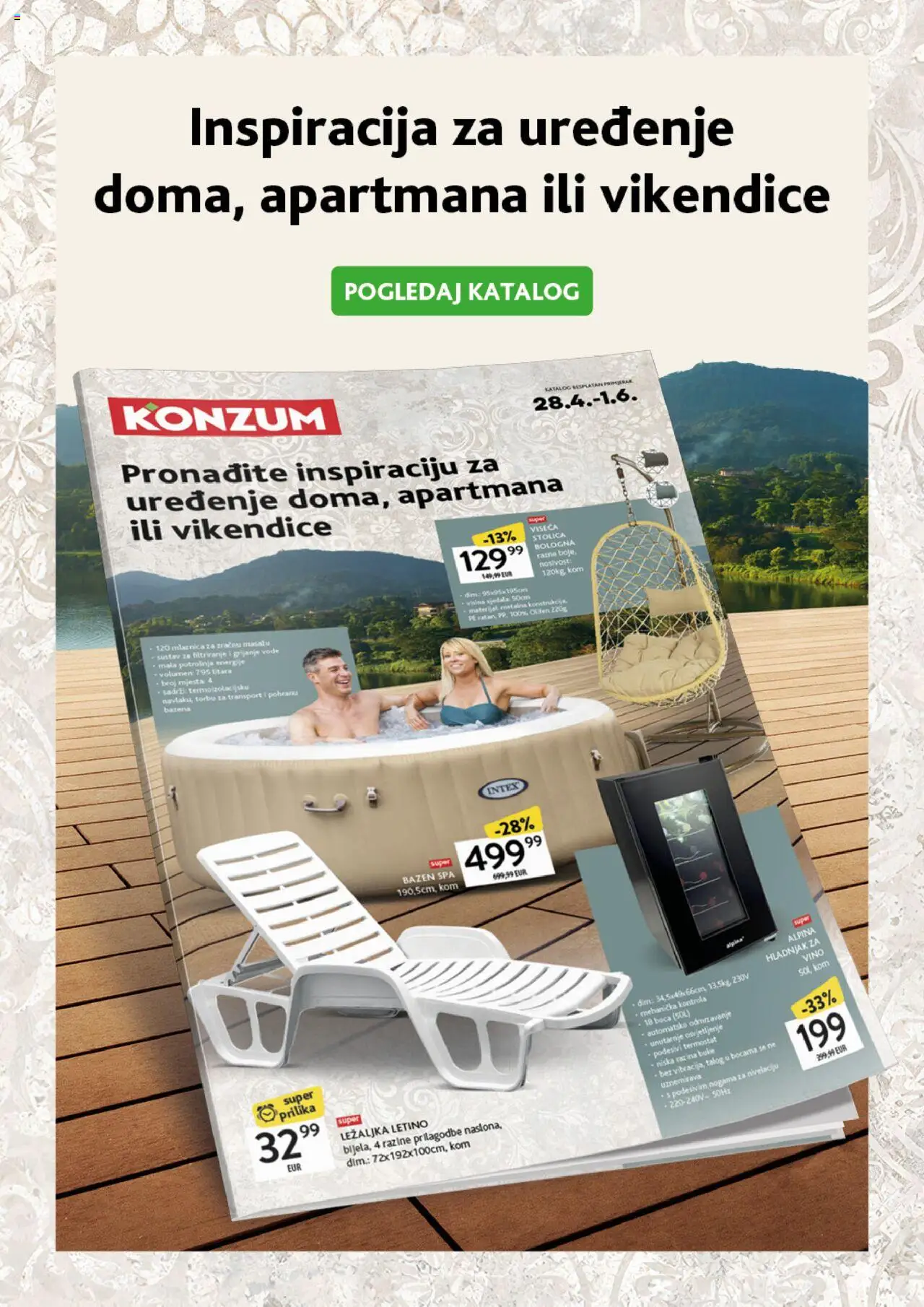 Konzum katalog | vrijedi od 28.05.2025 | Stranica: 42 | Proizvodi: Stolica, Sol, Termostat, Hladnjak