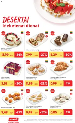 Rimi leidinys│galioja nuo 19.08.2025 | Puslapis: 10 | Prekių: Bandelė, Tortas, Pyragas