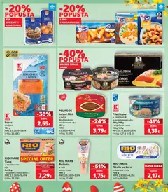 Kaufland - Rijeka Zamet - Pregled kataloga iz trgovine Kaufland, vrijedi od 01.04.2026 | Stranica: 7 | Proizvodi: Riba, Ledo, Oslić, Tuna