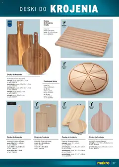 Pogląd oferty "Makro Gazetka - Katalog produktów dla profesjonalnej Gastronomii" - ważna od 24.02.2025 | Strona: 37 | Produkty: Deska do krojenia