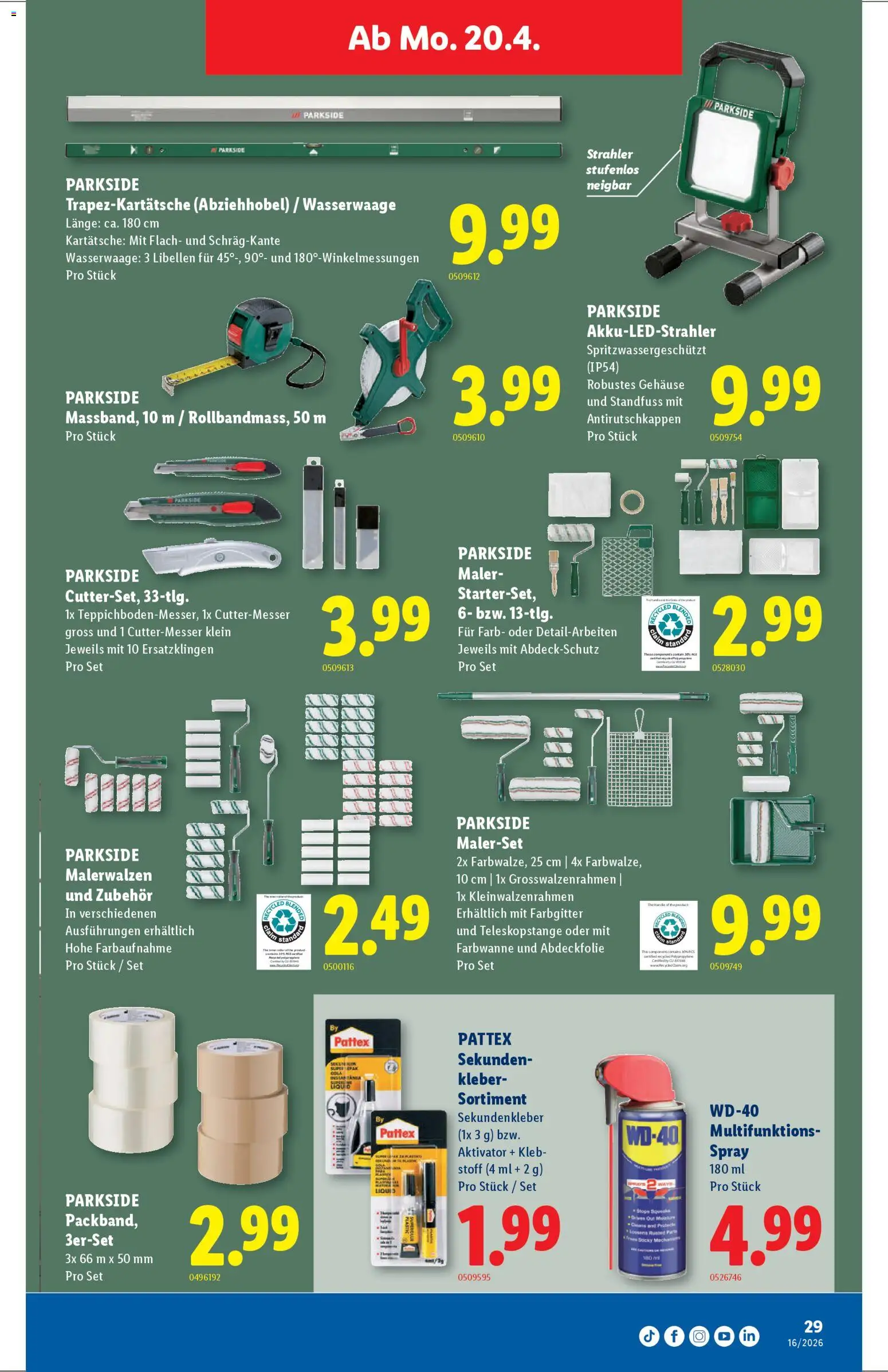 Lidl aktionen – gültig ab 16.04.2026 | Seite: 29