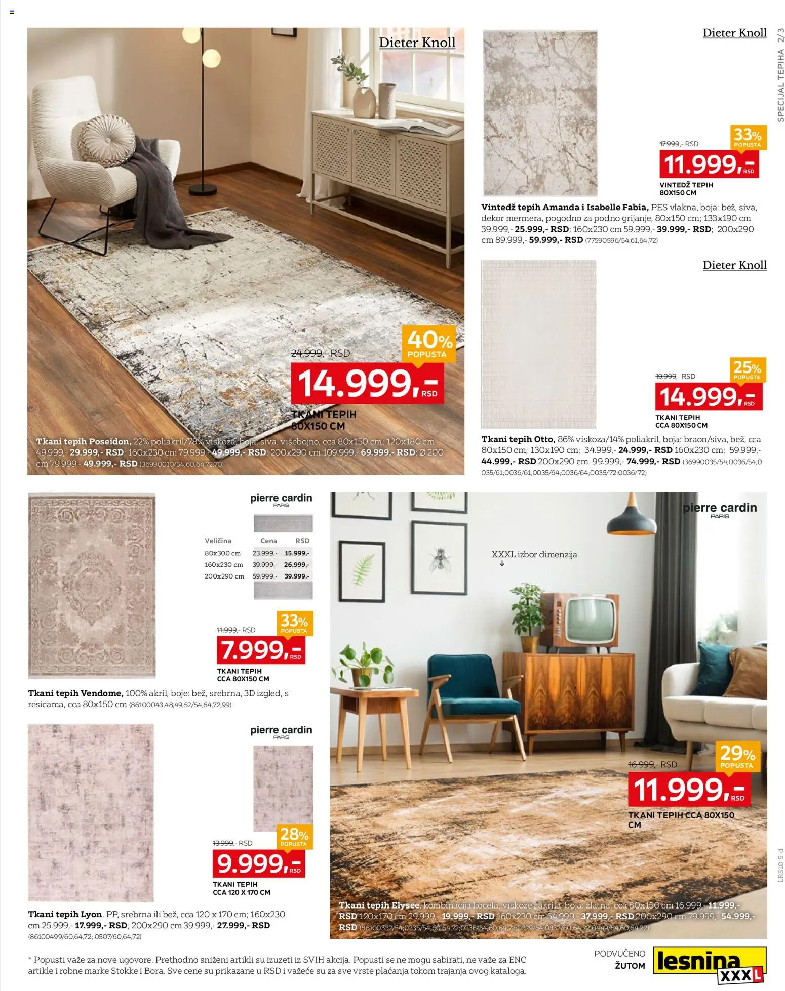 Lesnina XXXL katalog - važi od 27.10.2025 | Strana: 3 | Proizvode: Tepih