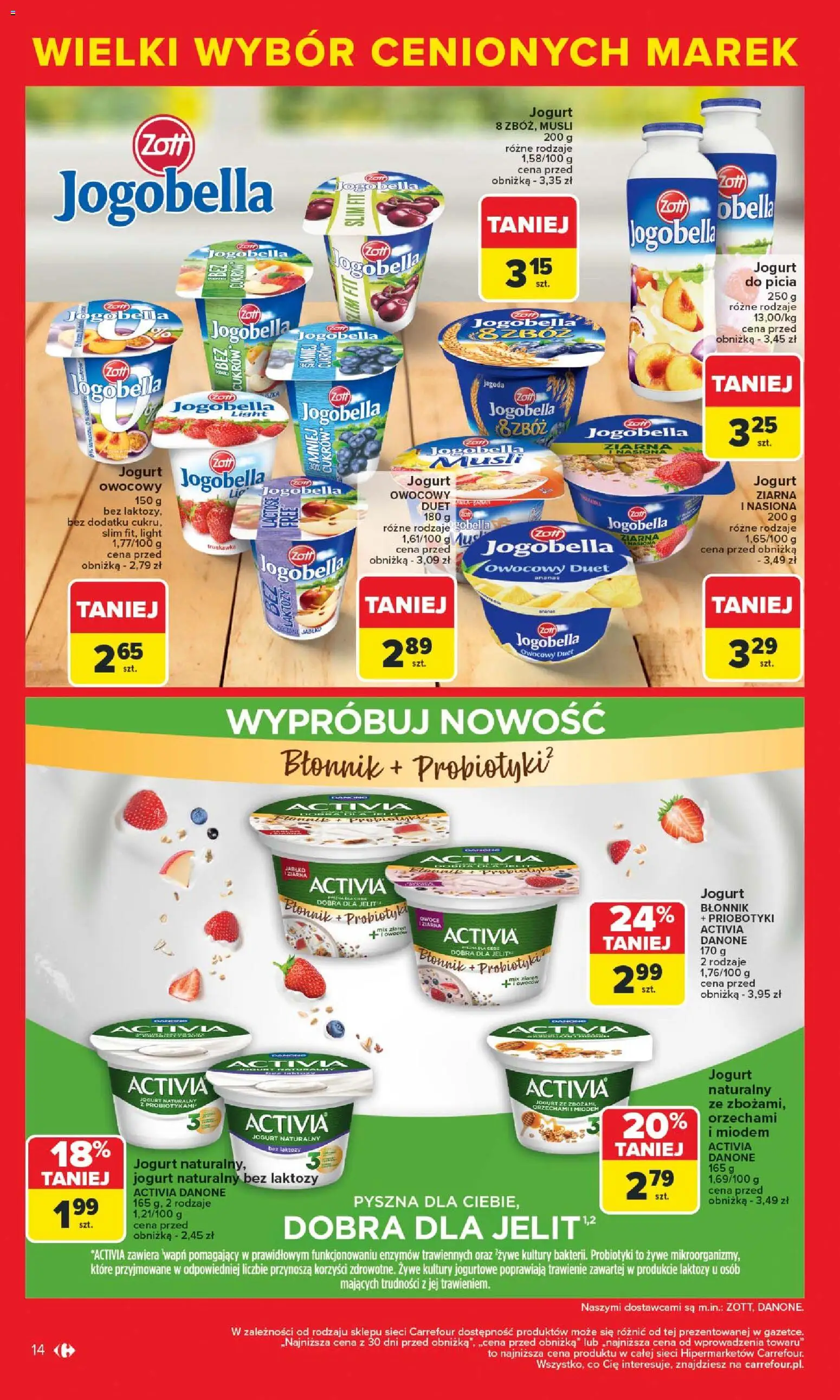 Carrefour Gazetka - Markowe atrakcje cenowe od 27.10.2025 | Strona: 16 | Produkty: Bez laktozy, Nasiona, Musli, Truskawki