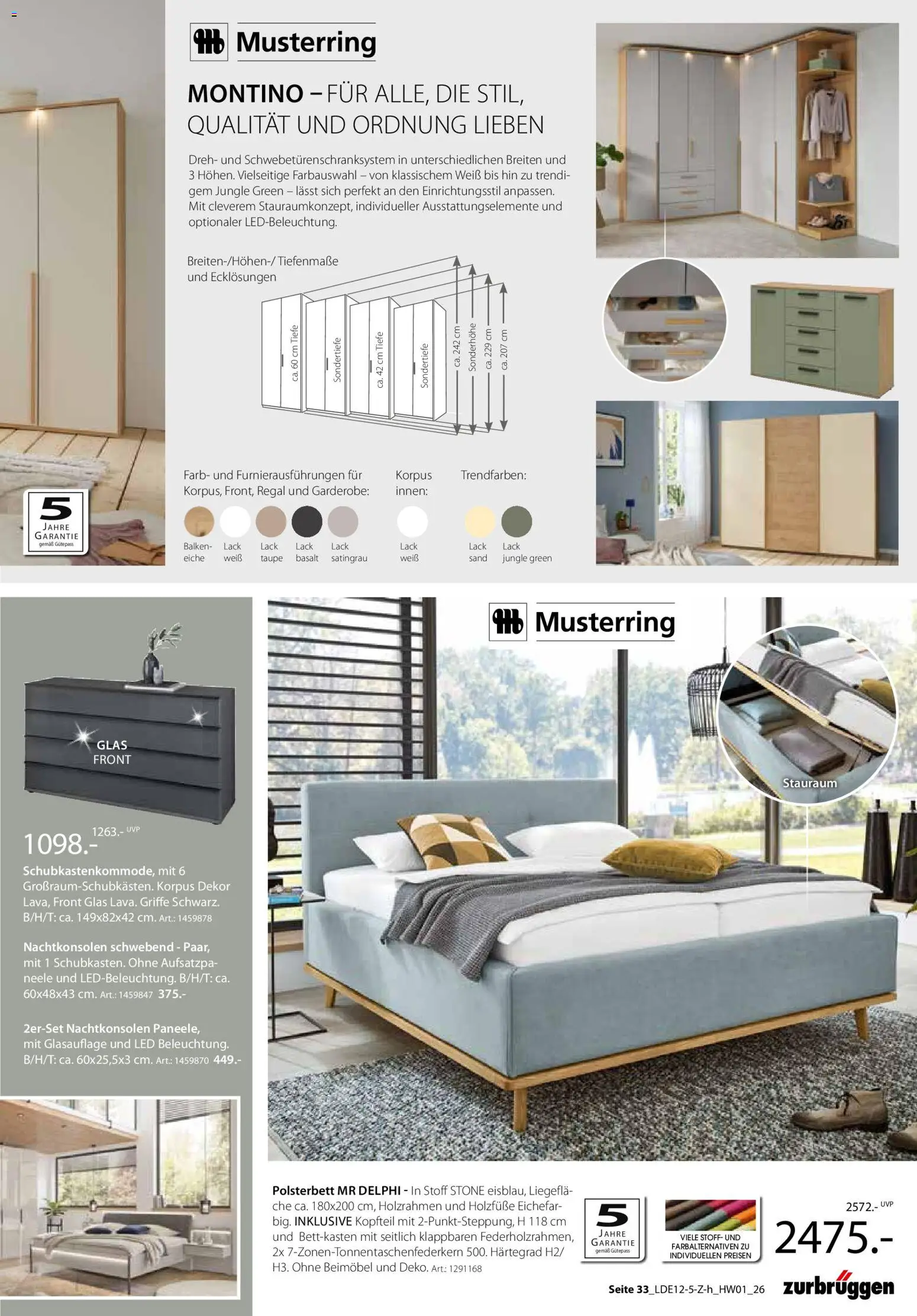 Zurbrüggen  Hochwert-Spezial – gültig ab 29.12.2025 | Seite: 45 | Produkte: Regal, Polsterbett