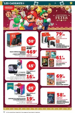 Hyper U - Prévisualisation de Hyper U - Noël à prix bas valide à partir de 12.11.2025 | Page: 42 | Produits: Adaptateur, console Nintendo Switch