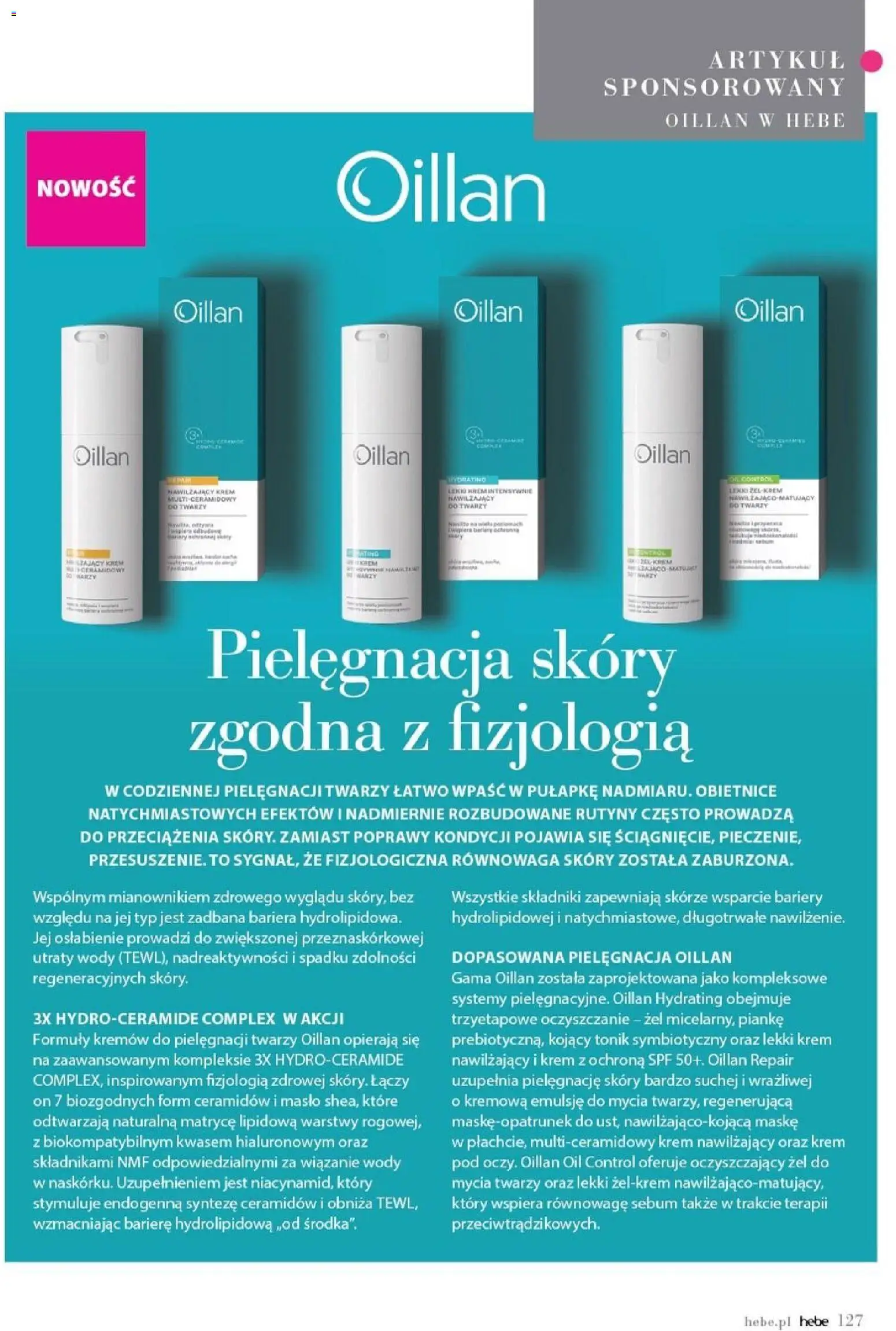 Hebe gazetka - Magazyn od 01.03.2026 | Strona: 127 | Produkty: Masło, Krem, Tonik