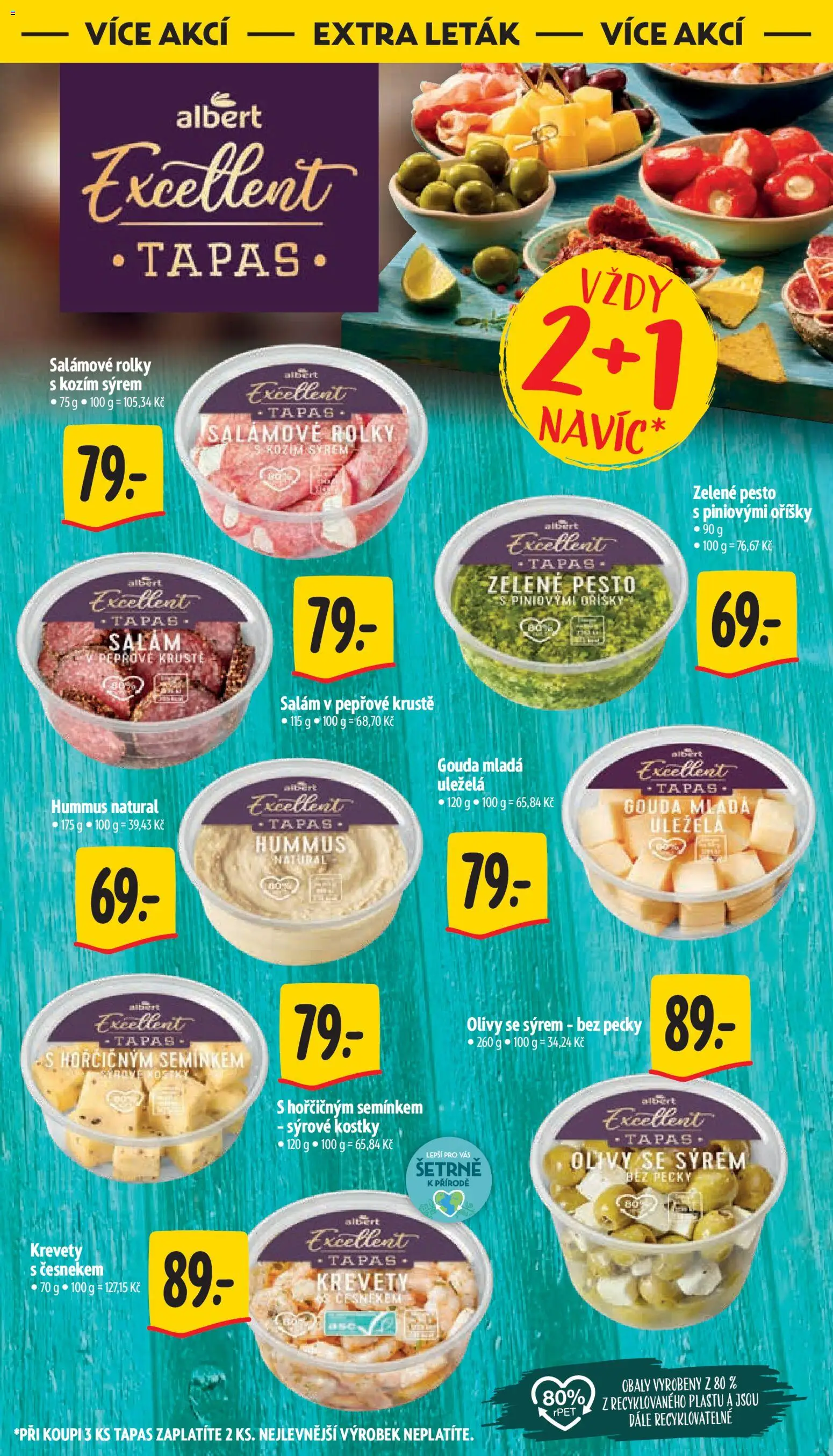 Albert leták - Supermarket od 15.04.2026 | Strana: 39 | Produkty: Gouda, Oříšky, Kostky, Krevety