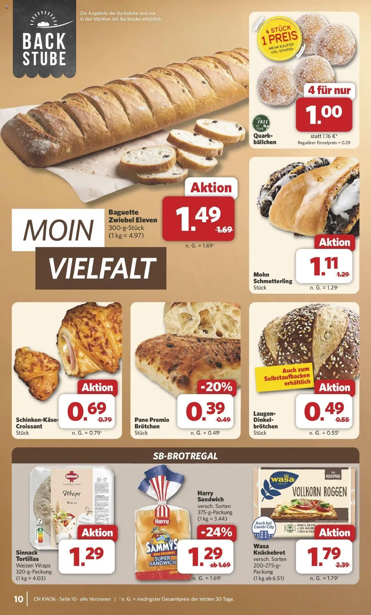 Combi Prospekt Dülmen	 – gültig ab 01.09.2025 | Seite: 14 | Produkte: Quark, Pane, Baguette, Croissant