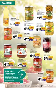 Ofertele Annabella valabile de la 19.02.2026 | Pagină: 6 | Produse: Ciuperci, Pastă de tomate, Fructe, Sfeclă