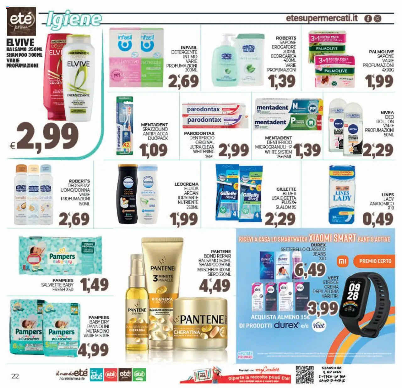 Volantino Eté del 19.08.2025 | Pagina: 22 | Prodotti: Balsamo, Maschera, Crema depilatoria, Tè