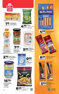 Pogląd oferty "Odido gazetka" - ważna od 04.03.2026 | Strona: 4 | Produkty: Kiełbasa, Chipsy, Jogurt pitny, Soda oczyszczona