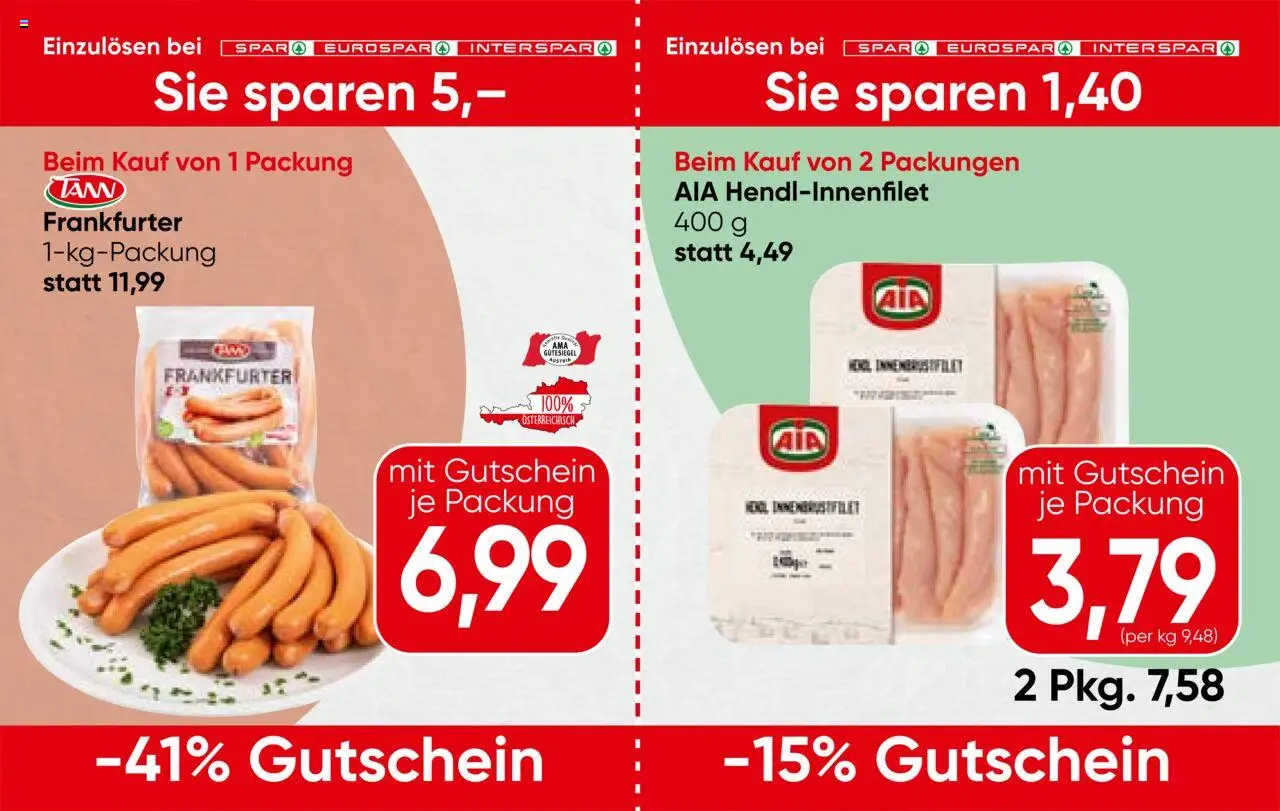 Spar Gutscheinheft - Tirol gültig ab 21.08.2025 | Seite: 3