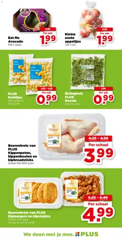 Eat Me Avocado, Pak 2 stuks - Voorbeeld van een folder van Plus, geldig van 18.02.2026 | Pagina: 9 | Producten: Avocado, Rucola, Schaal, Zak