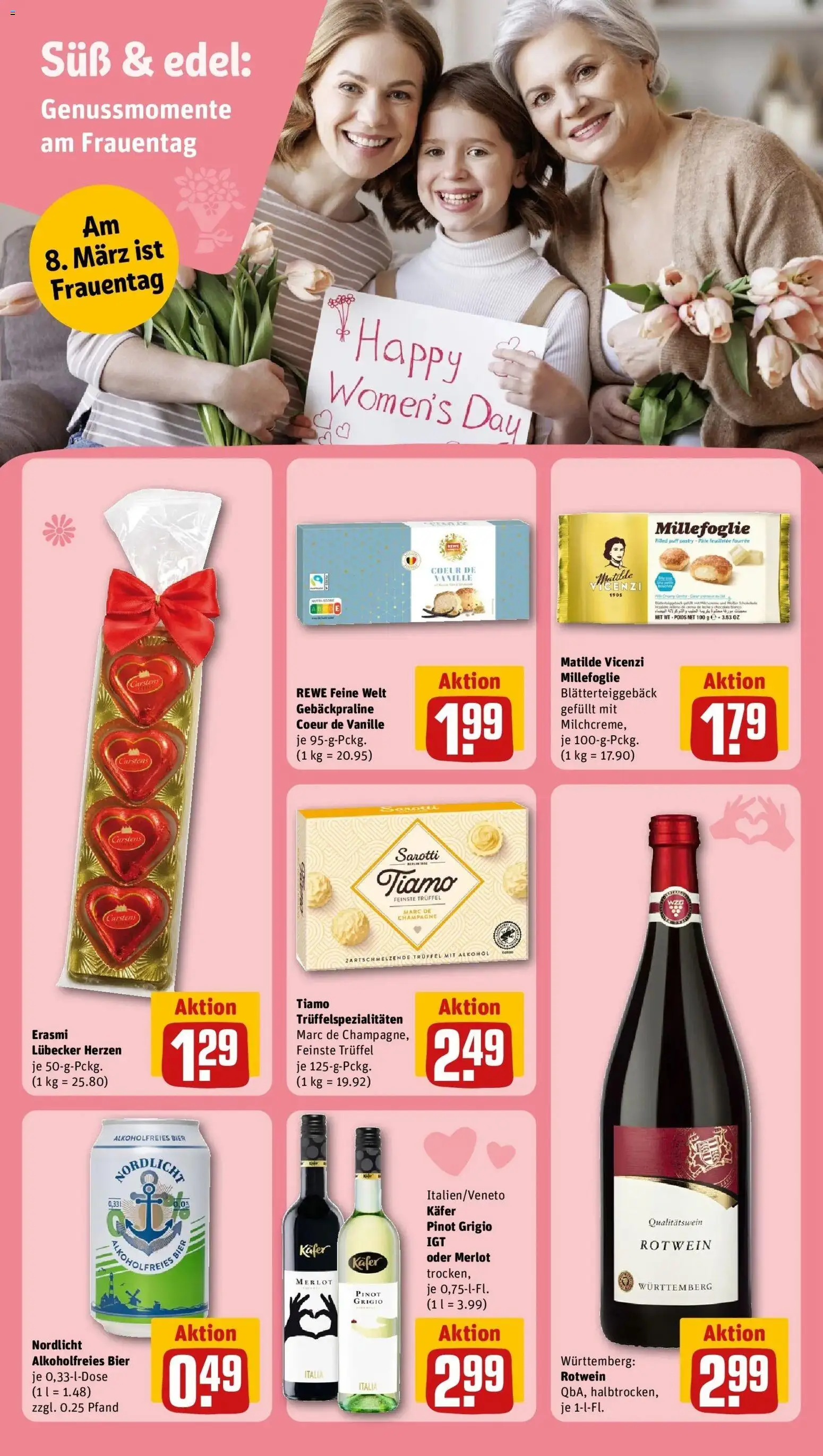 Rewe Prospekt Bielefeld	 – gültig ab 01.03.2026 | Seite: 22 | Produkte: Bier, Rotwein, Merlot