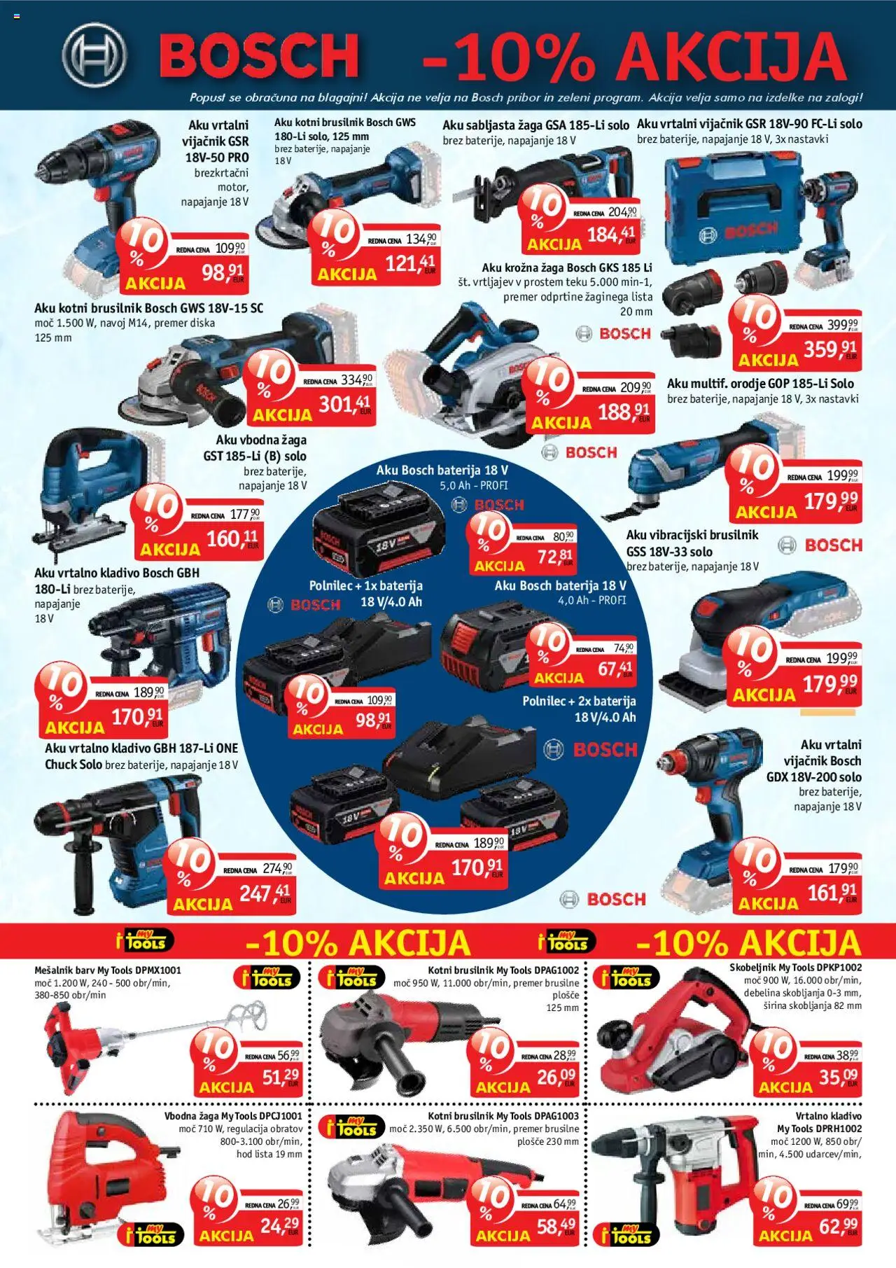 Novi Jager katalog ponudbe – veljaven od 15.10.2025 | Stran: 6 | Izdelki: Baterija, Pribor, Baterije, Krožna žaga