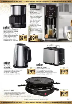 Wasserkocher WK1500BK, Edelstahlgehäuse, Wasserstandanzeige, 1,7 L Wassertank, Antikalkfilter, Schnellkochsystem, Flip-Deckel, Anti-Kalk-Filter, Schnellkochsystem, ca 2.200 Watt ab 15.12.2025 gültig | Seite: 57 | Produkte: Kaffeemaschine, Toaster, Pfannkuchen, Raclette