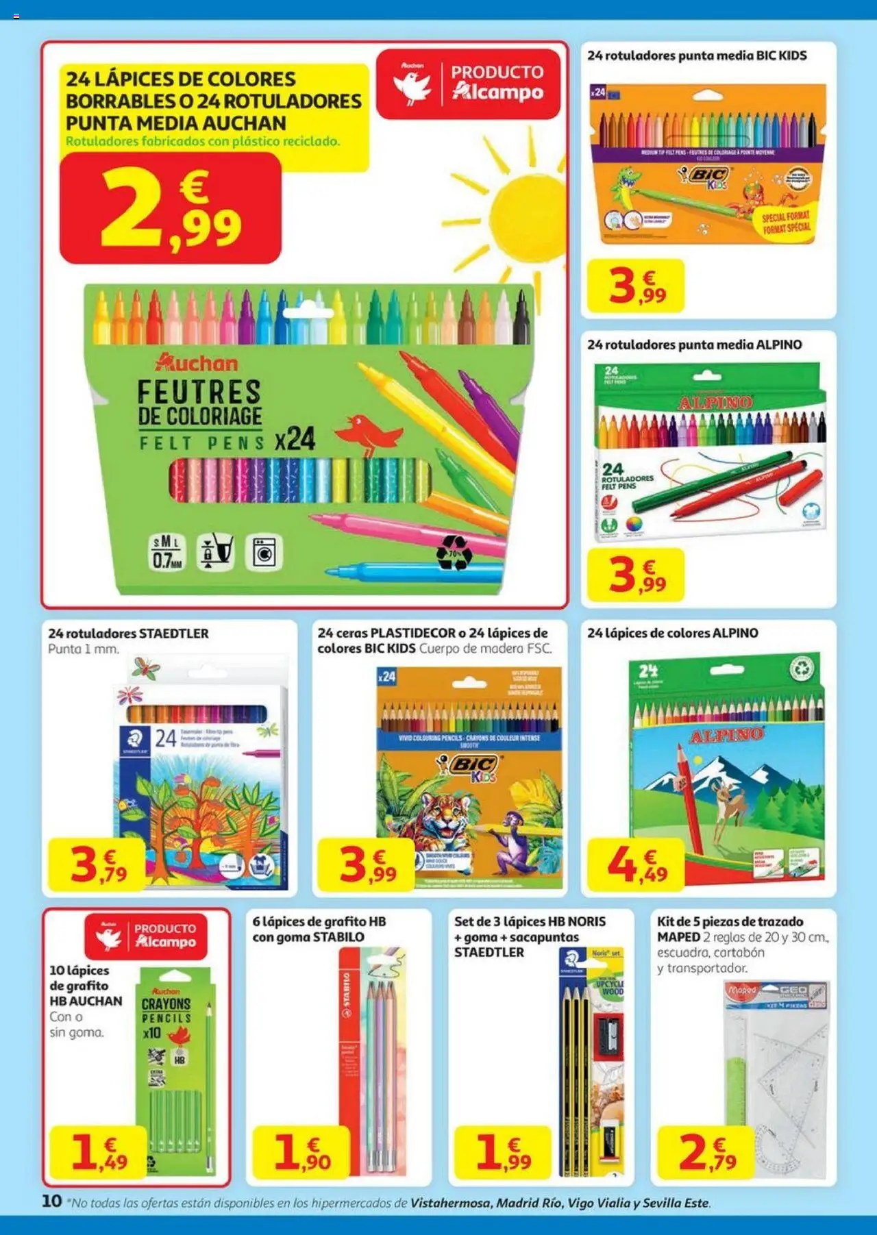Alcampo - HG catalan  │ válido desde el 14.08.2025 | Página: 10 | Productos: Sacapuntas