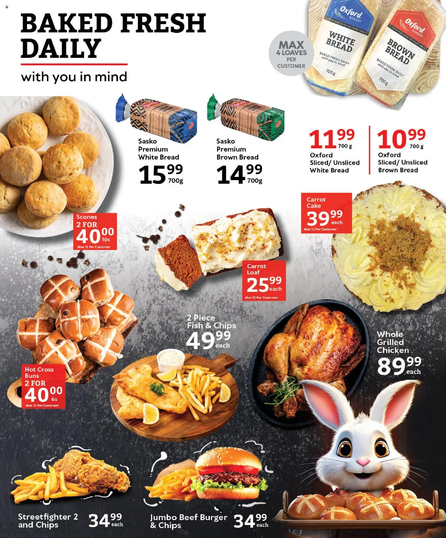 New Oxford Freshmarket catalogue – valid from 18.03.2026 | Page: 11 | Products: Bakery, Bread, Chicken, Fish