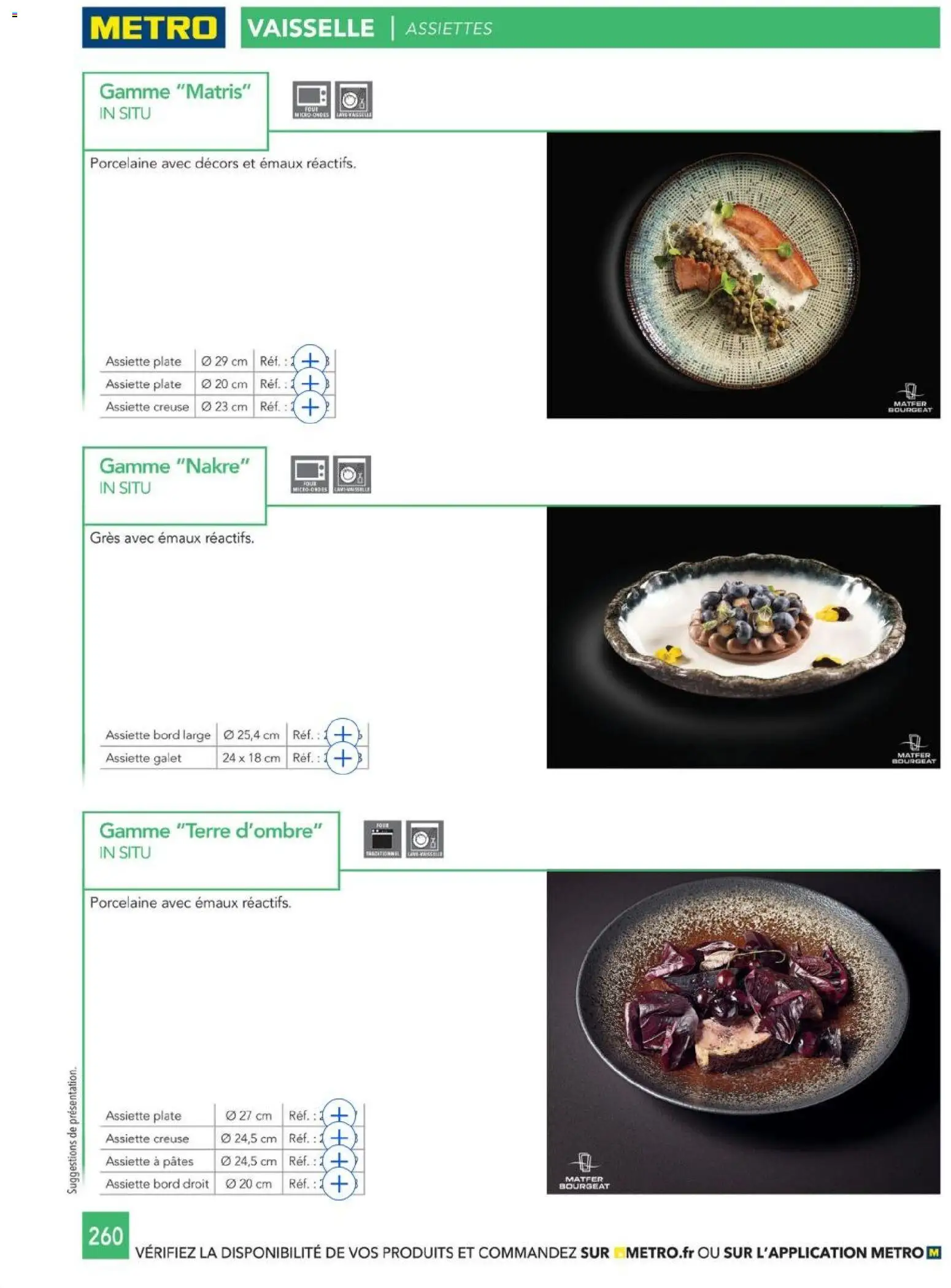 {H1} | Page: 260 | Produits: Four, Porcelaine, Pâtes