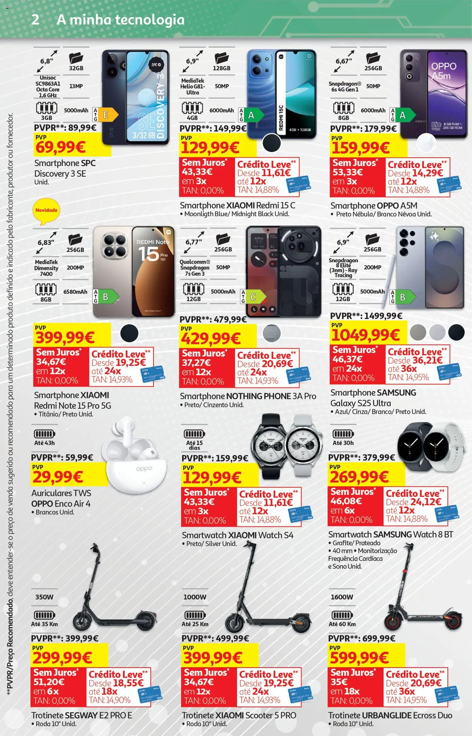 Auchan - Preços Redondos - Pet │ válido de 27.01.2026 | Página: 35 | Produtos: Smartphone, Smartwatch, Trotinete