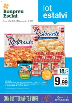 Vista previa Bonpreu folleto válido desde el 09.09.2025
