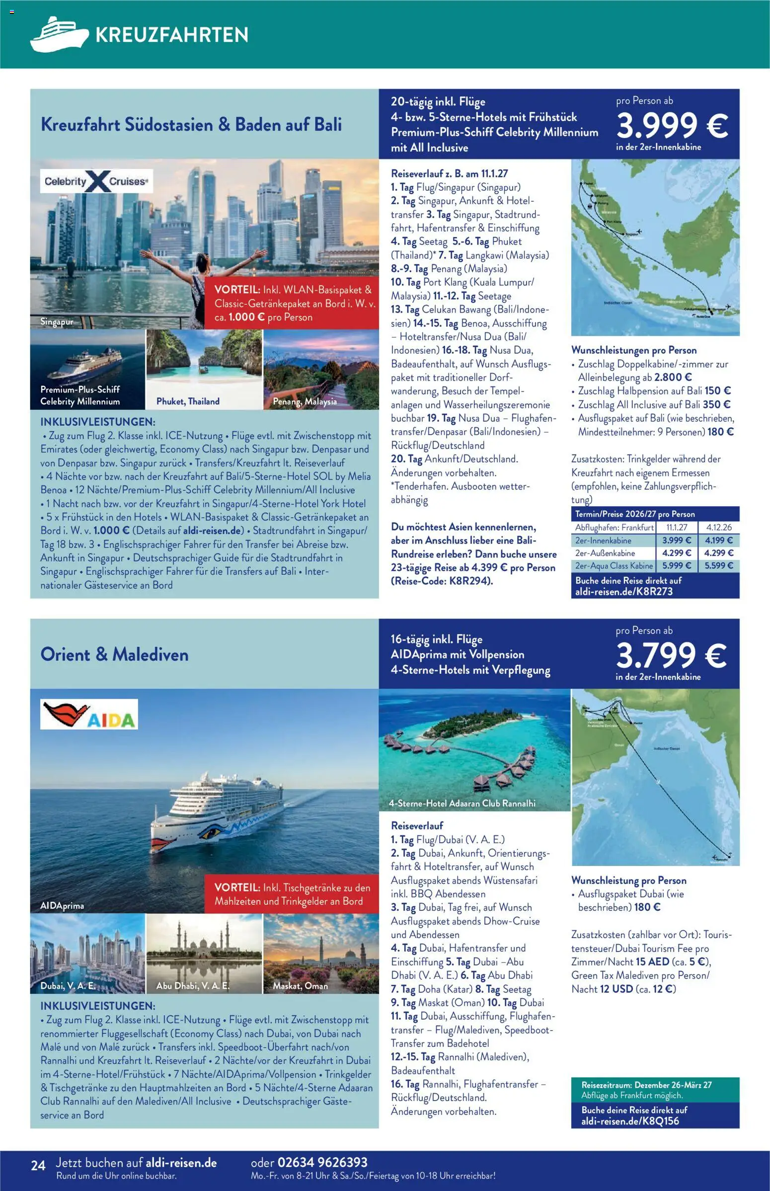 Aldi Reisen Prospekt 	 – gültig ab 01.03.2026 | Seite: 24 | Produkte: Uhr