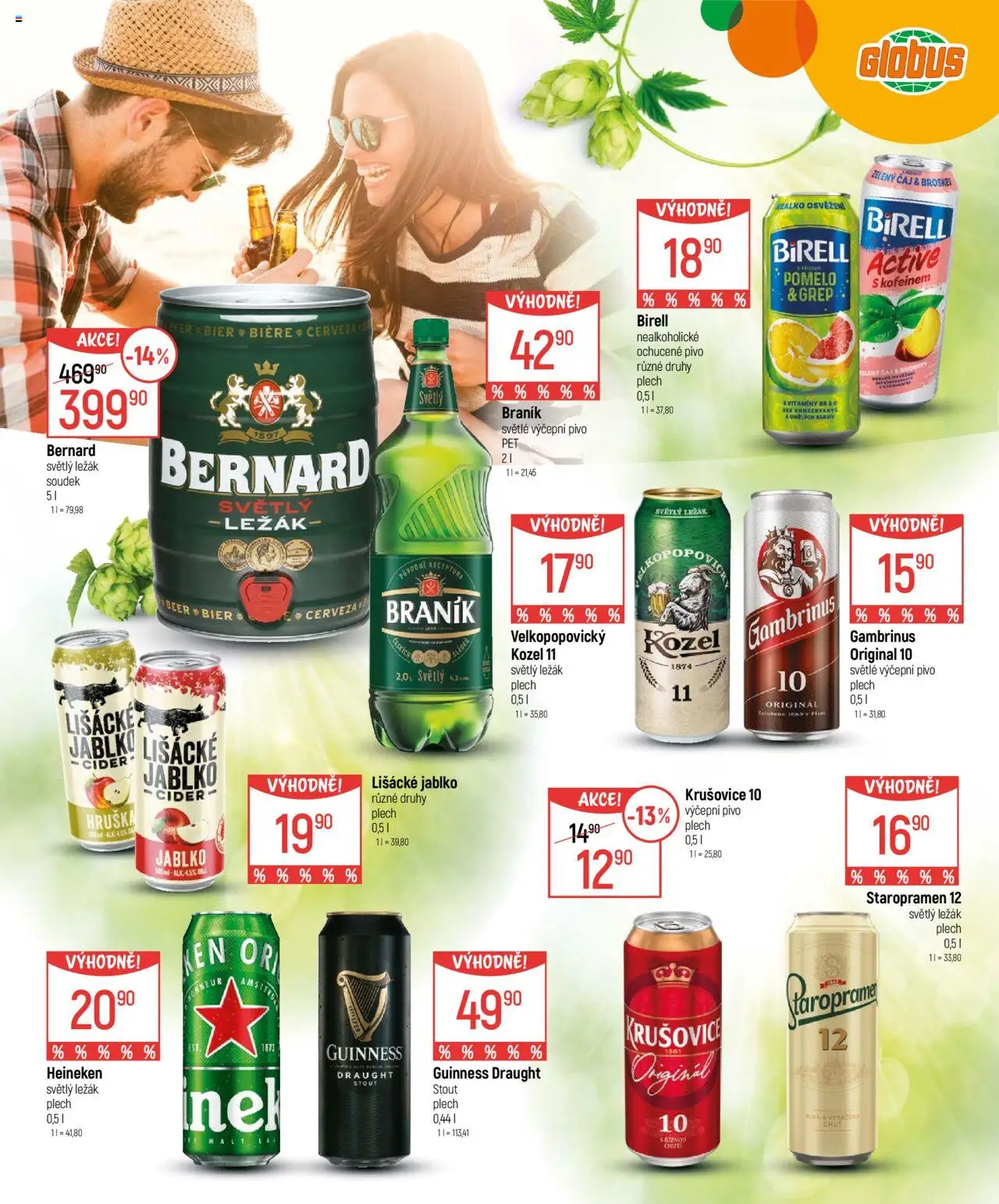 Globus leták - Chutě podzimu od 24.09.2025 | Strana: 9 | Produkty: Staropramen, Plech, Braník, Kozel 11