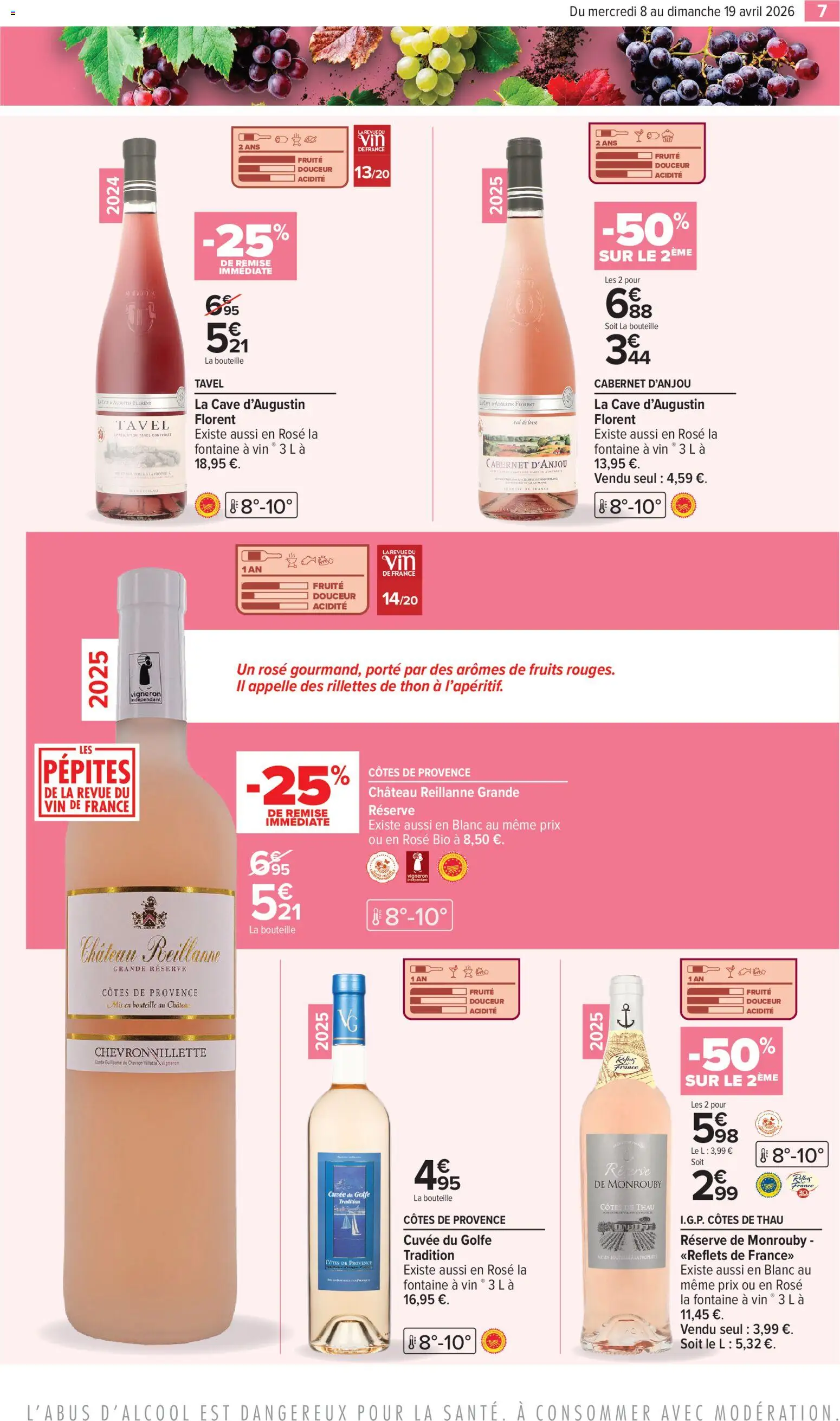 {H1} | Page: 7 | Produits: Porte, Thon, Vin