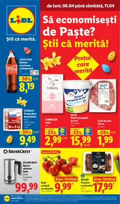 Ofertele Lidl valabile de la 06.04.2026