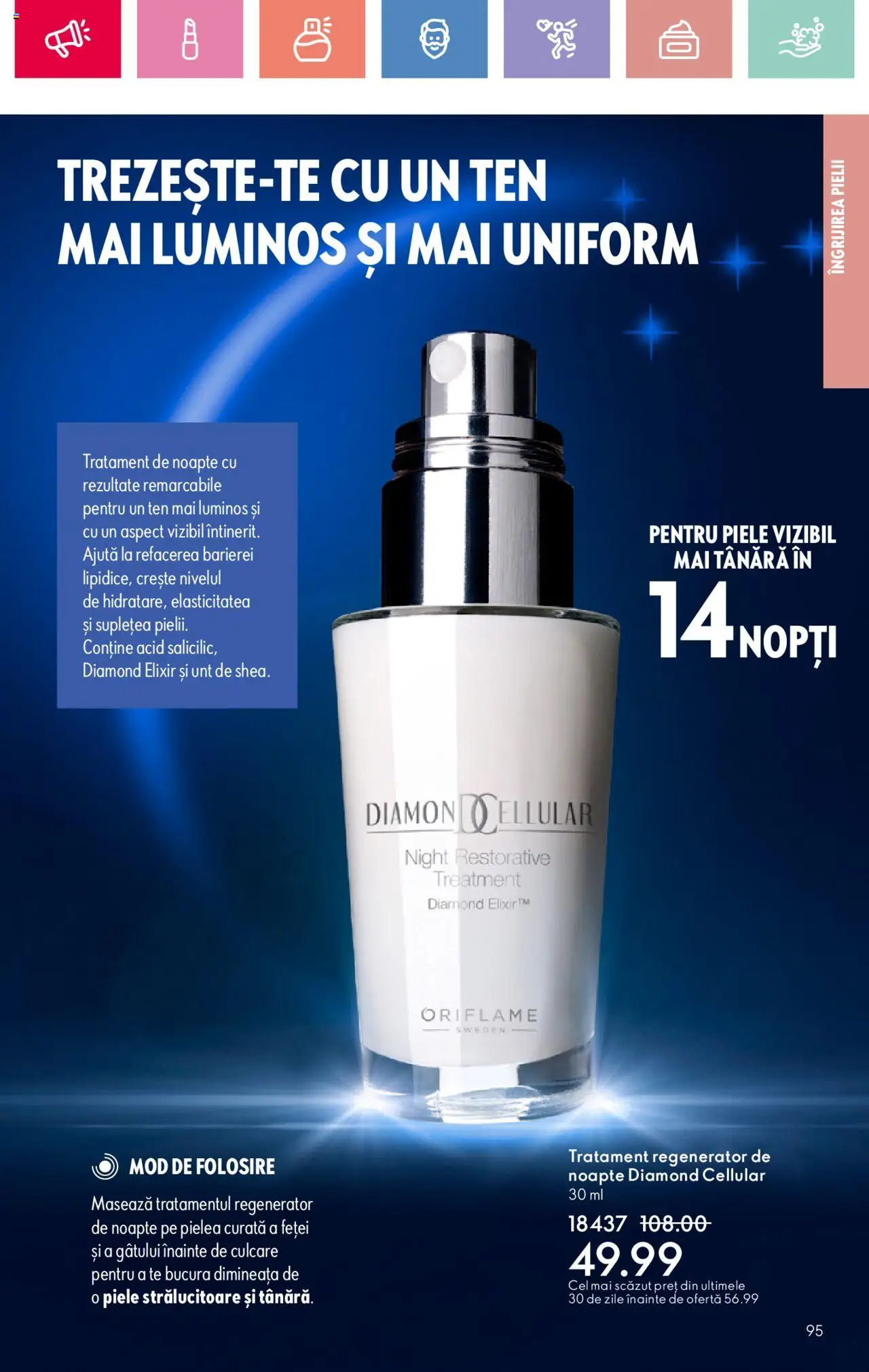 Oriflame catalog 11 2025 – valabil de la 27.07.2025 | Pagină: 95 | Produse: Elixir, Unt