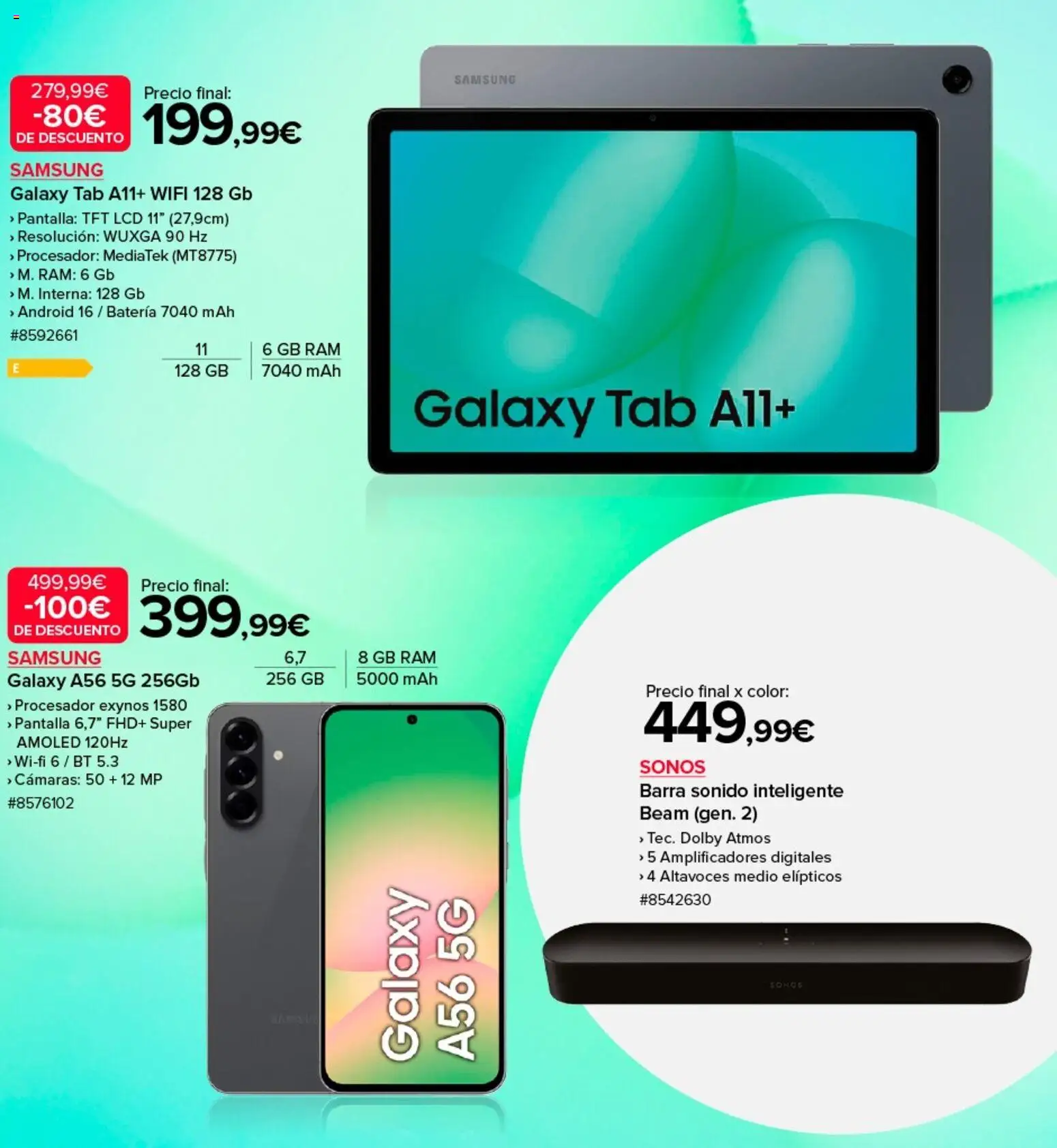 Costco catálogo │ válido desde el 11.03.2026 | Página: 3 | Productos: Altavoces, Batería