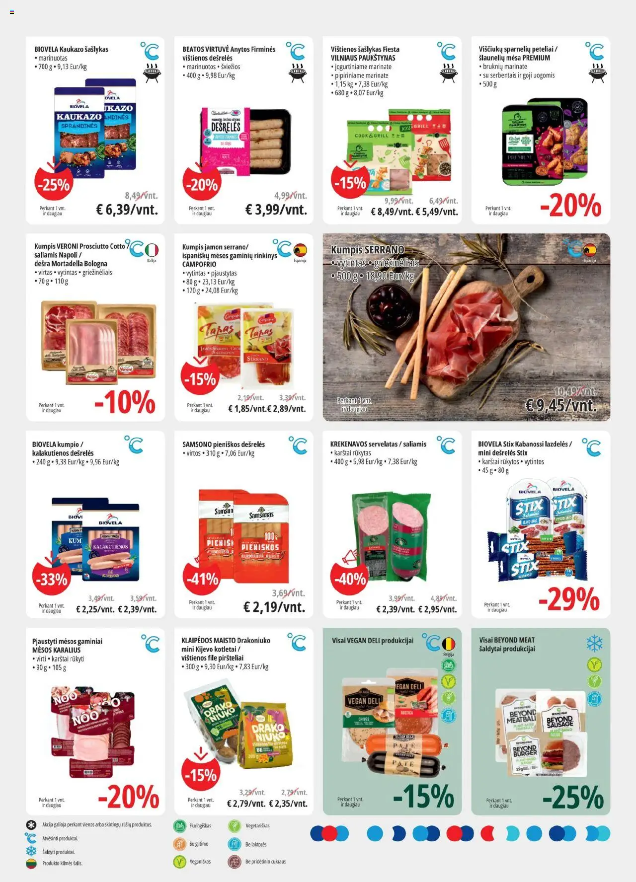 ePromo leidinys│galioja nuo 06.08.2025 | Puslapis: 3 | Prekių: Vištienos, Dešrelės, Kumpis, Dešra