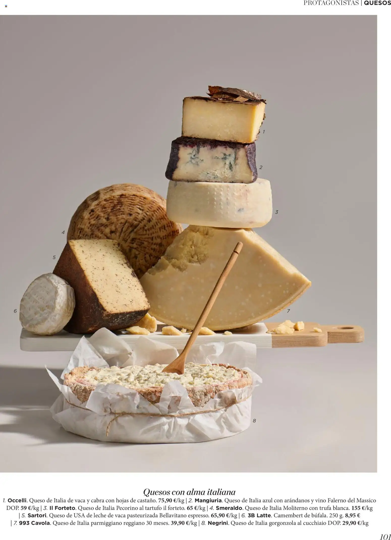 El Corte Inglés ofertas │ válido desde el 19.11.2025 | Página: 101 | Productos: Leche, Queso, Vino