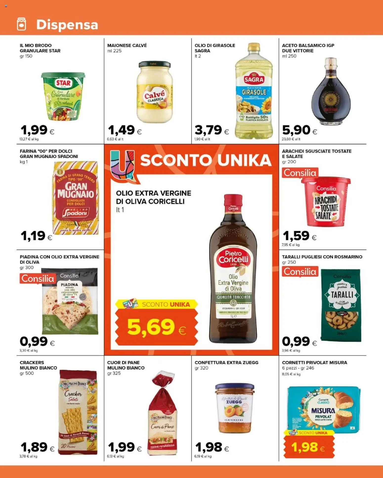 Volantino Tigre del 25.03.2026 | Pagina: 12 | Prodotti: Rosmarino, Olio, Farina, Arachidi