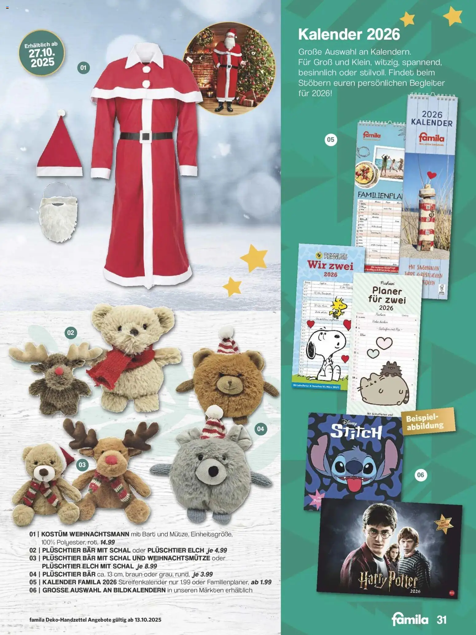 Famila Nordwest - Famila: Weihnachtsdeko – gültig ab 12.10.2025 | Seite: 31 | Produkte: Schal