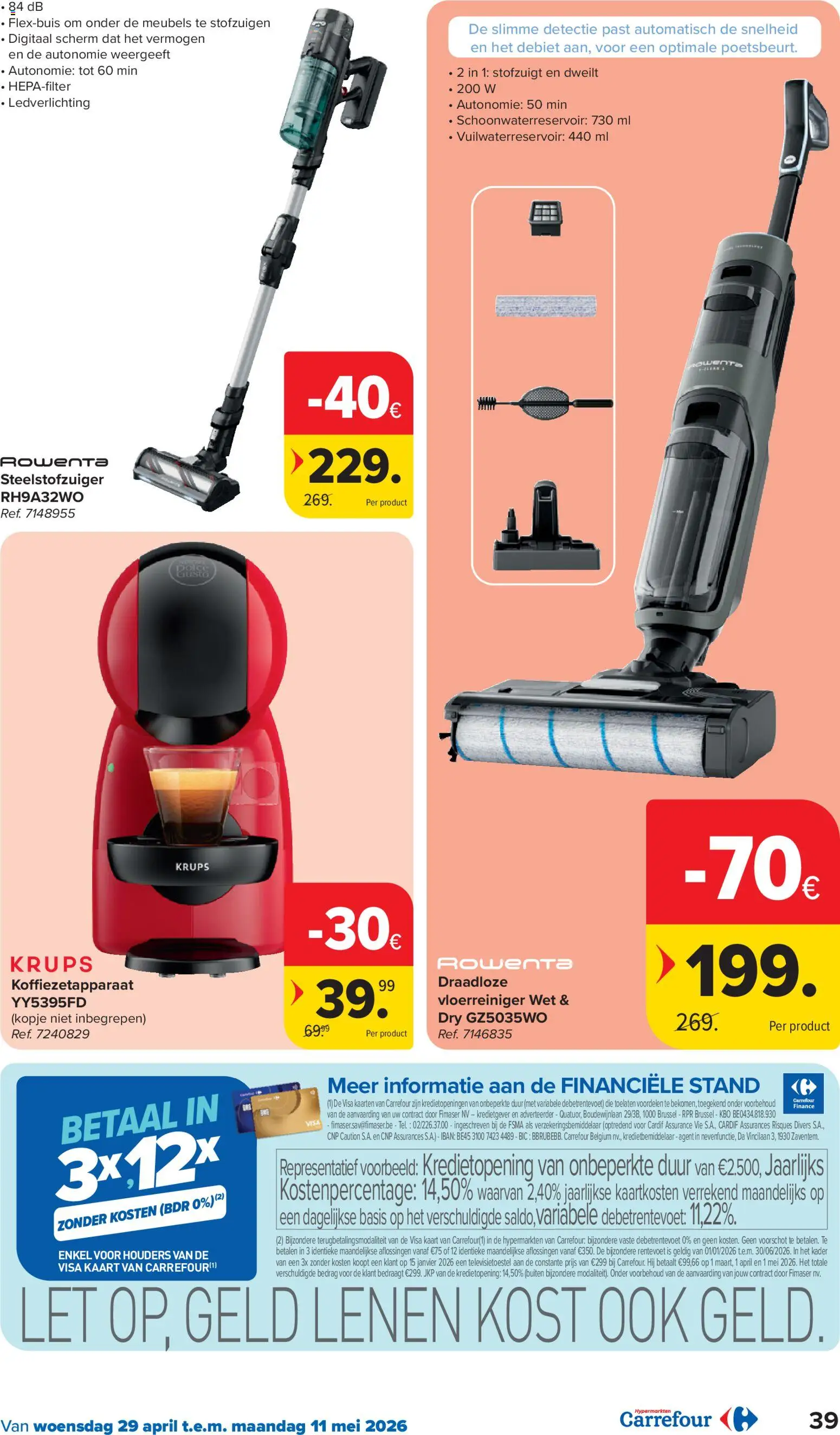 {H1} | Pagina: 39 | Producten: Koffiezetapparaat, Scherm, Kaart