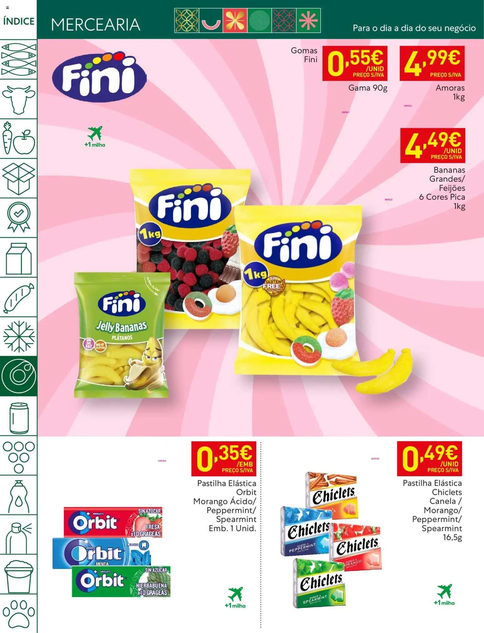 Recheio folheto │ válido de 18.11.2025 | Página: 28 | Produtos: Feijões, Canela, Bananas, Amoras