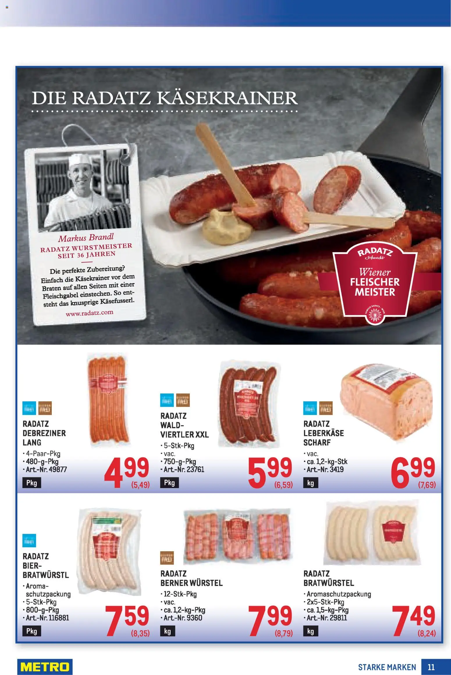 Metro Starke Marken gültig ab 11.12.2025 | Seite: 11 | Produkte: Bier