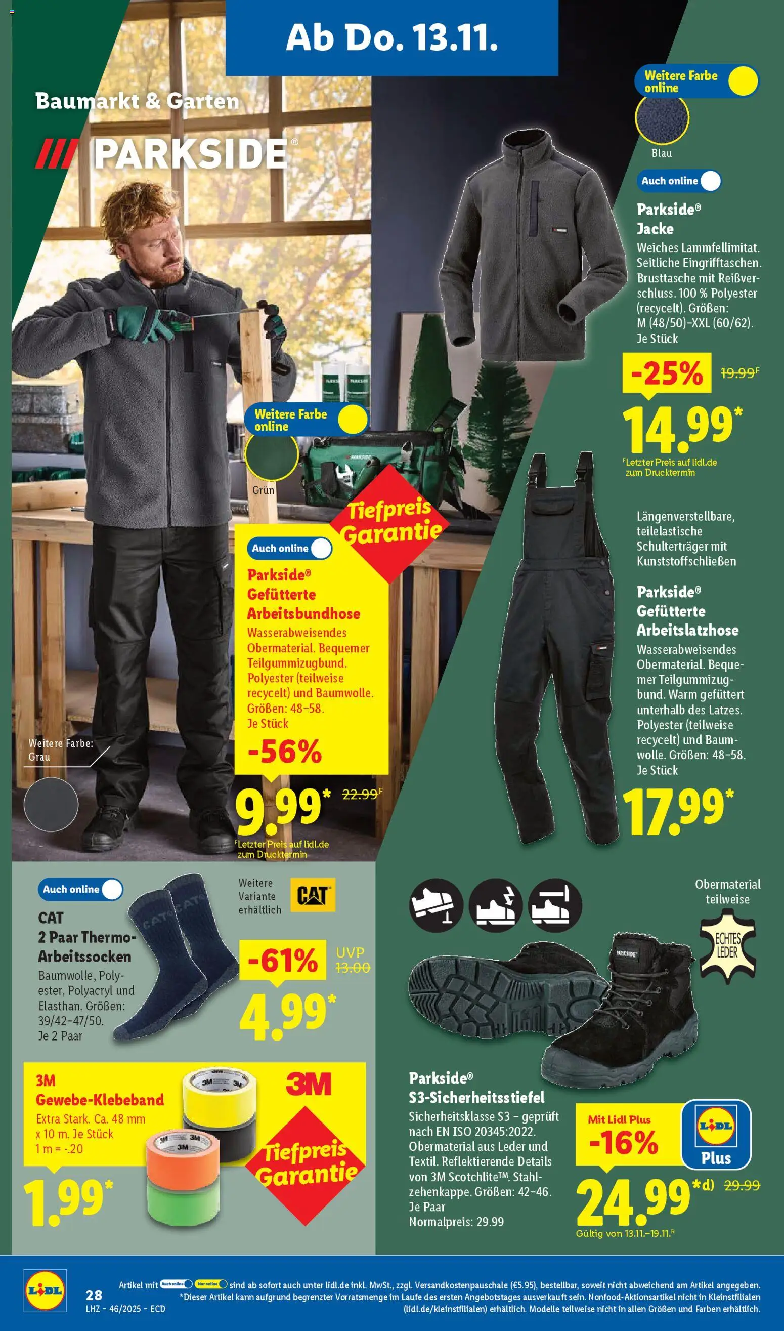 Lidl - Prospekt – gültig ab 10.11.2025 | Seite: 44 | Produkte: Jacke