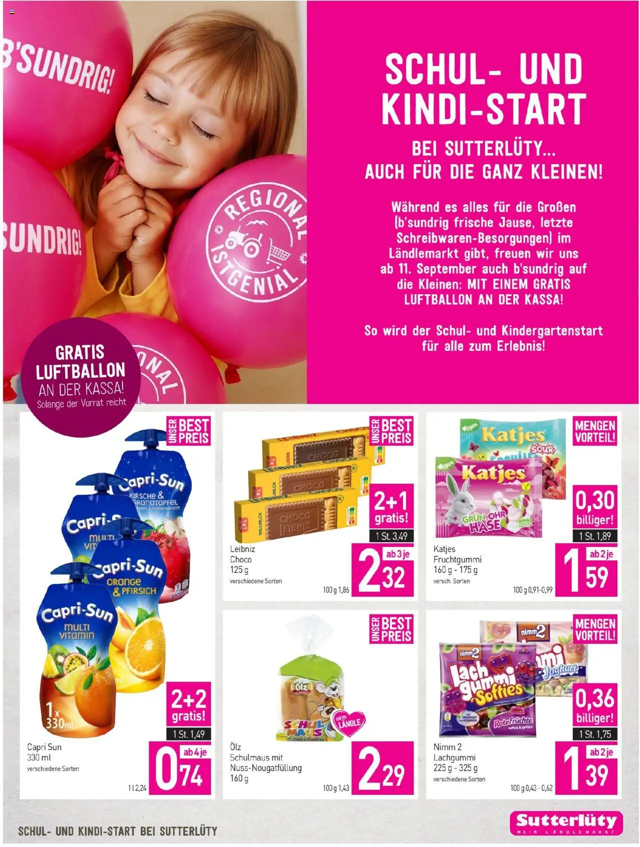 Sutterlüty Flugblatt gültig ab 11.09.2025 | Seite: 3 | Produkte: Pfirsich, Maus, Joghurt