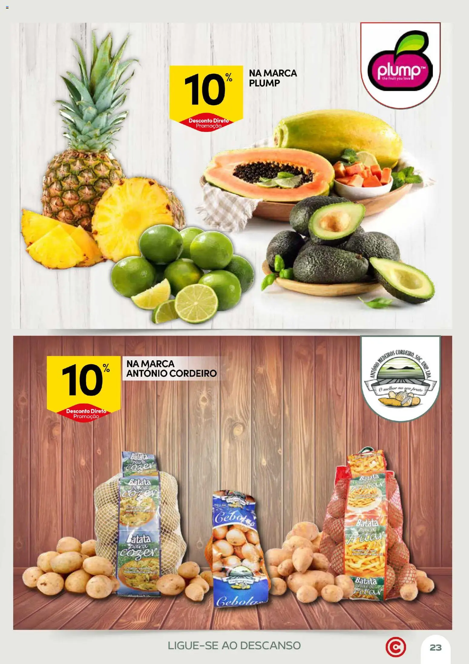 Continente Açores Momentos de pausa │ válido de 21.04.2026 | Página: 23 | Produtos: Batata, Cebola