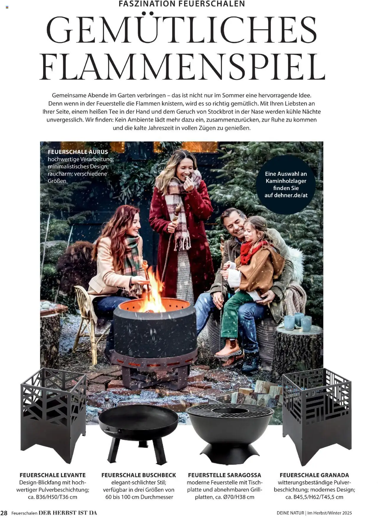 Dehner  Flugblatt gültig ab 10.10.2025 | Seite: 28 | Produkte: Grill, Tisch, Tee